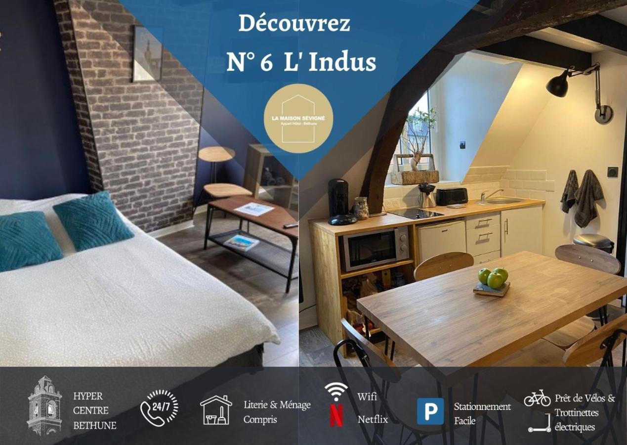 La Maison Sevigne - Appart Hotel - N°6 L'Indus Béthune Exteriör bild